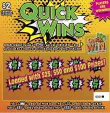 Quick Wins scratchcard - game number #1824 - front