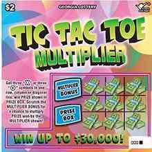 Tic Tac Toe Multiplier scratchcard - game number #1726 - front