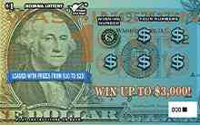 Washington scratchcard - game number #1716 - front
