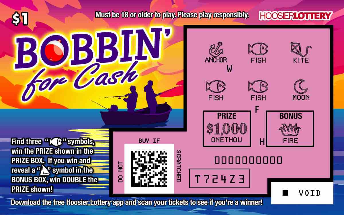 Bobbin, For Cash scratchcard - game number #2589 - front-scratched