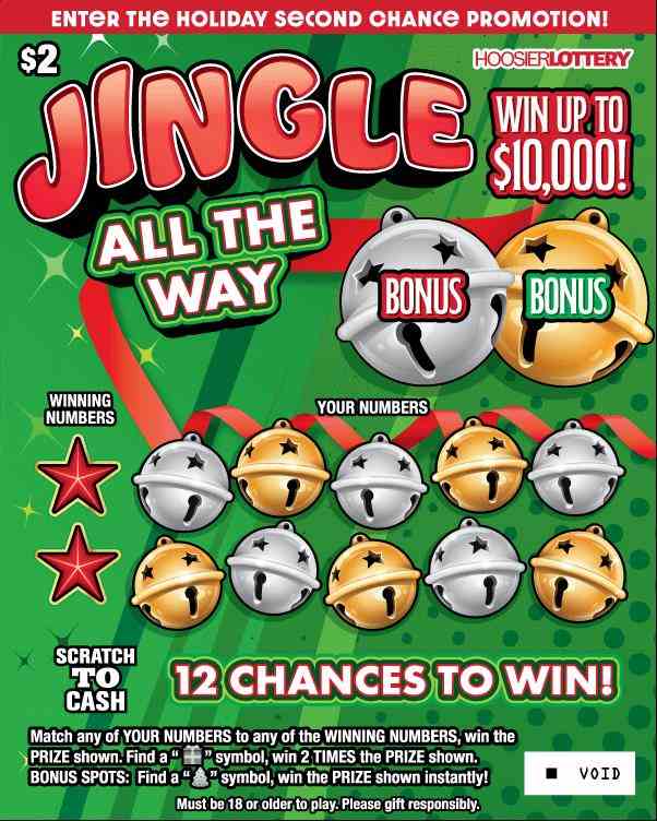 Jingle All The Way scratchcard - game number #2601 - front