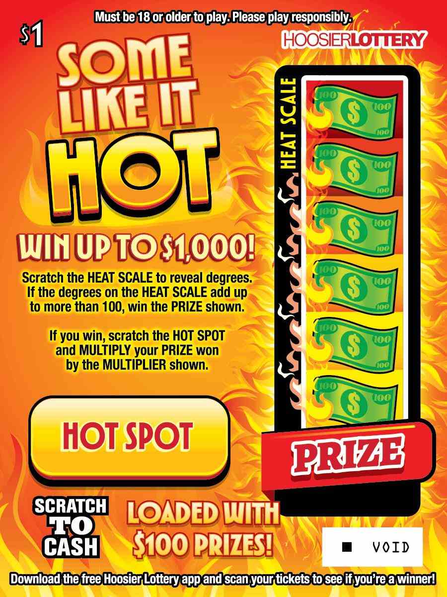Some Like It Hot scratchcard - game number #2618 - front