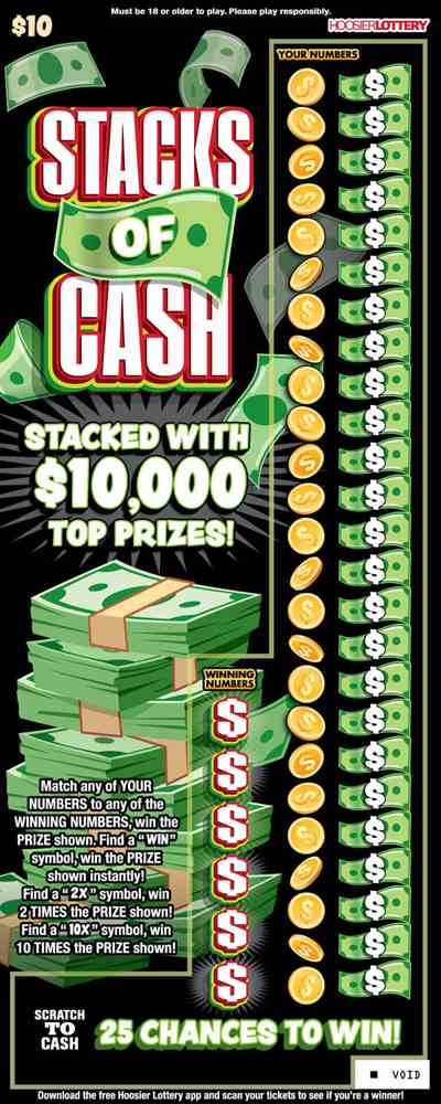 Stacks Of Cash scratchcard - game number #2596 - front