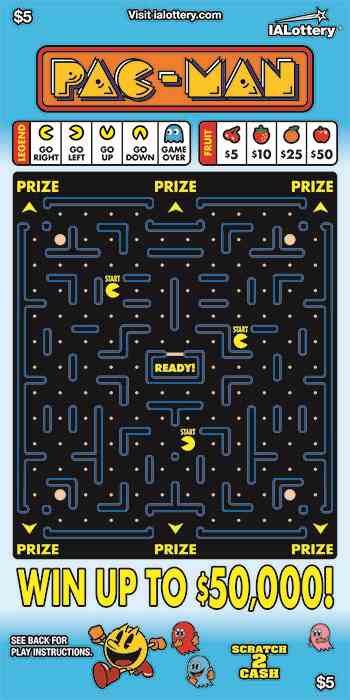 Ending Soon!Pac-Man® scratchcard - game number #741 - front