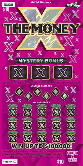 Ending Soon!X The Money scratchcard - game number #675 - front
