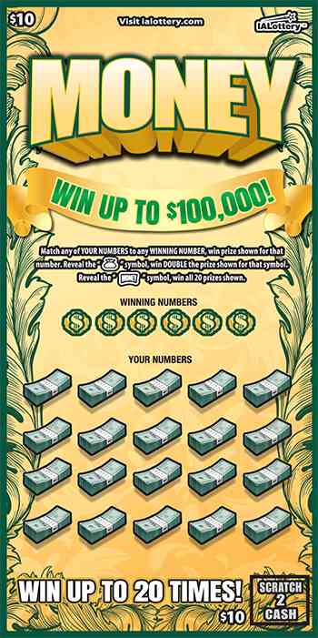 NEW!MONEY scratchcard - game number #751 - front