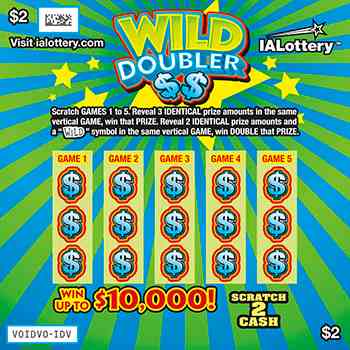 NEW!Wild Doubler scratchcard - game number #738 - front