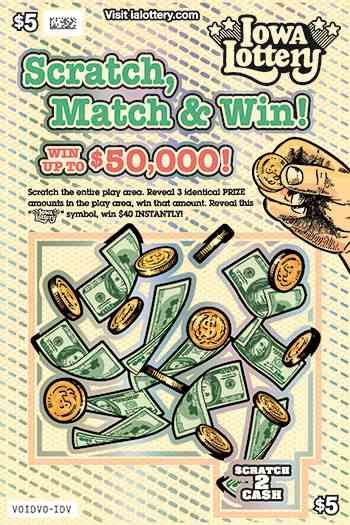 Scratch, Match & Win! scratchcard - game number #760 - front
