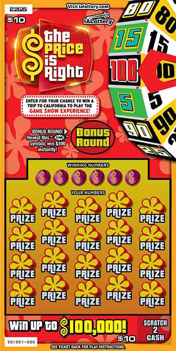 The Price Is Right scratchcard - game number #790 - front
