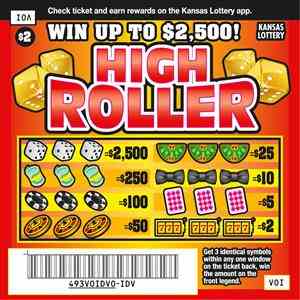 High Stakes Series scratchcard - game number #493 - front