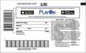 Hit $50 scratchcard - game number #404 - back