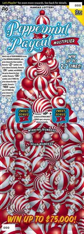 Peppermint Payout Multiplier scratchcard - game number #468 - front
