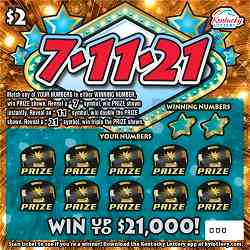 7.11.21 scratchcard - game number #895 - front