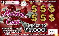 Holiday Cash scratchcard - game number #961 - front