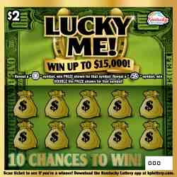 Lucky Me! scratchcard - game number #970 - front