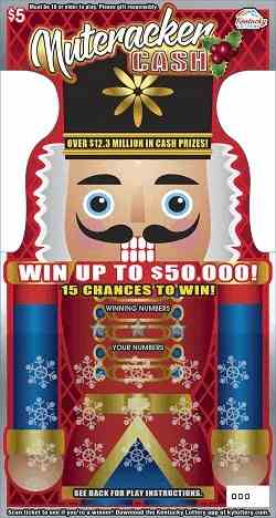 Nutcracker Cash scratchcard - game number #908 - front