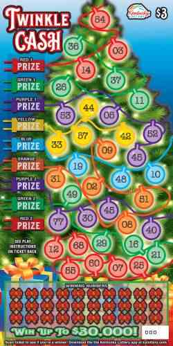 Twinkle Cash scratchcard - game number #106 - front