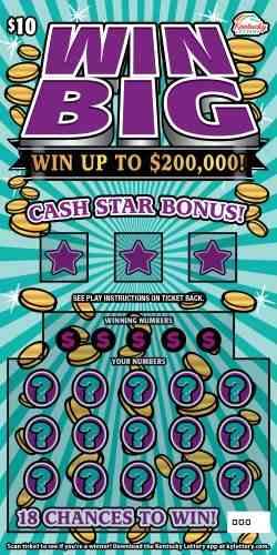 Win Big scratchcard - game number #118 - front