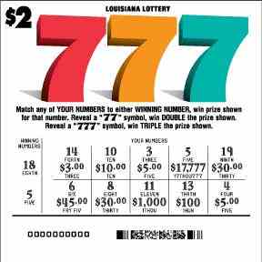 777 scratchcard - game number #1646 - front-scratched