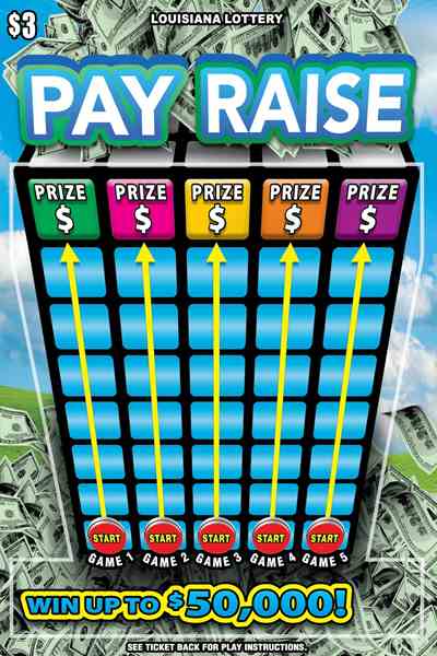 Pay Raise scratchcard - game number #1696 - front