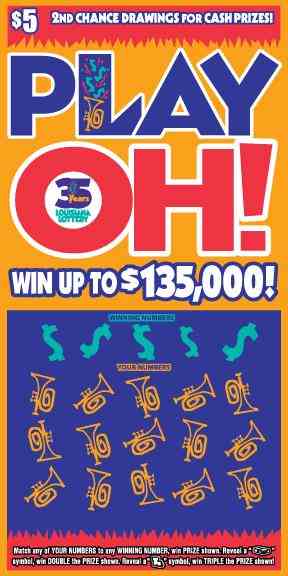 Play Oh! scratchcard - game number #1668 - front