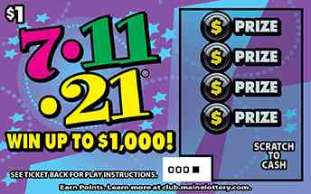 7-11-21 scratchcard - game number #0 - front