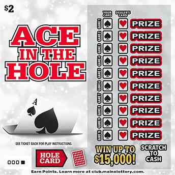 Ace In The Hole scratchcard - game number #0 - front