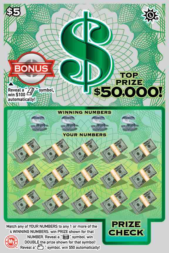 $ scratchcard - game number #668 - front