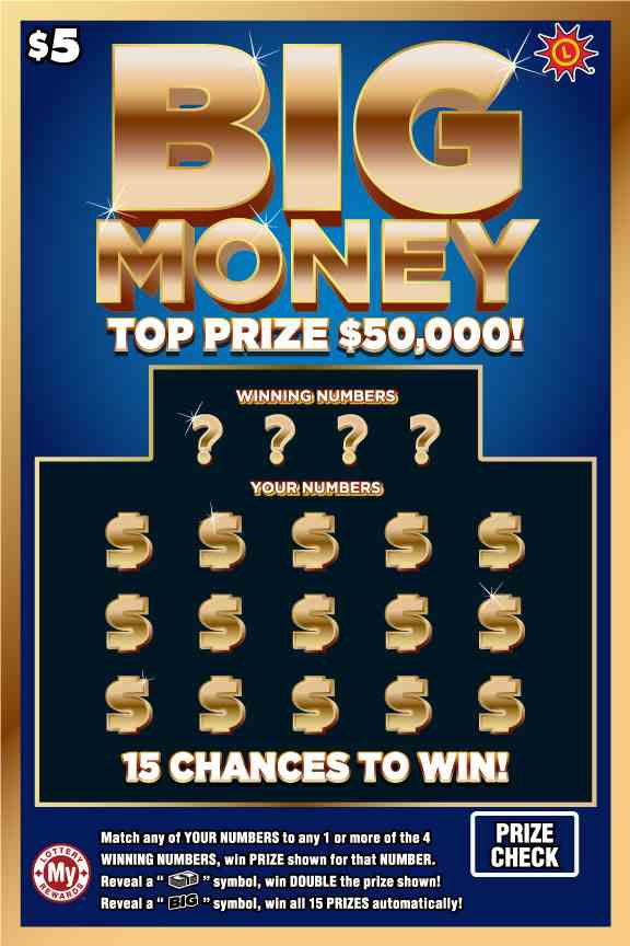 Big Money scratchcard - game number #732 - front