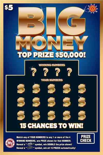 Big Money scratchcard - game number #732 - front