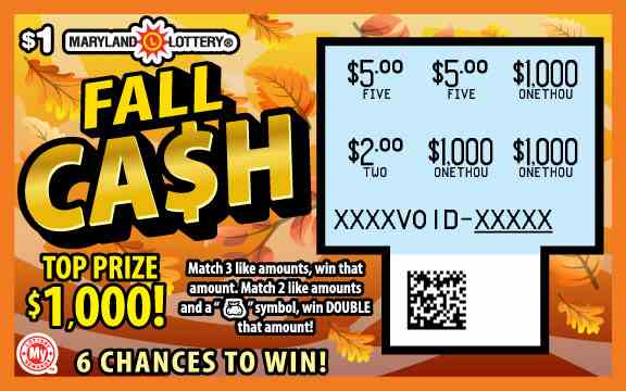 Ca$H scratchcard - game number #754 - front-scratched
