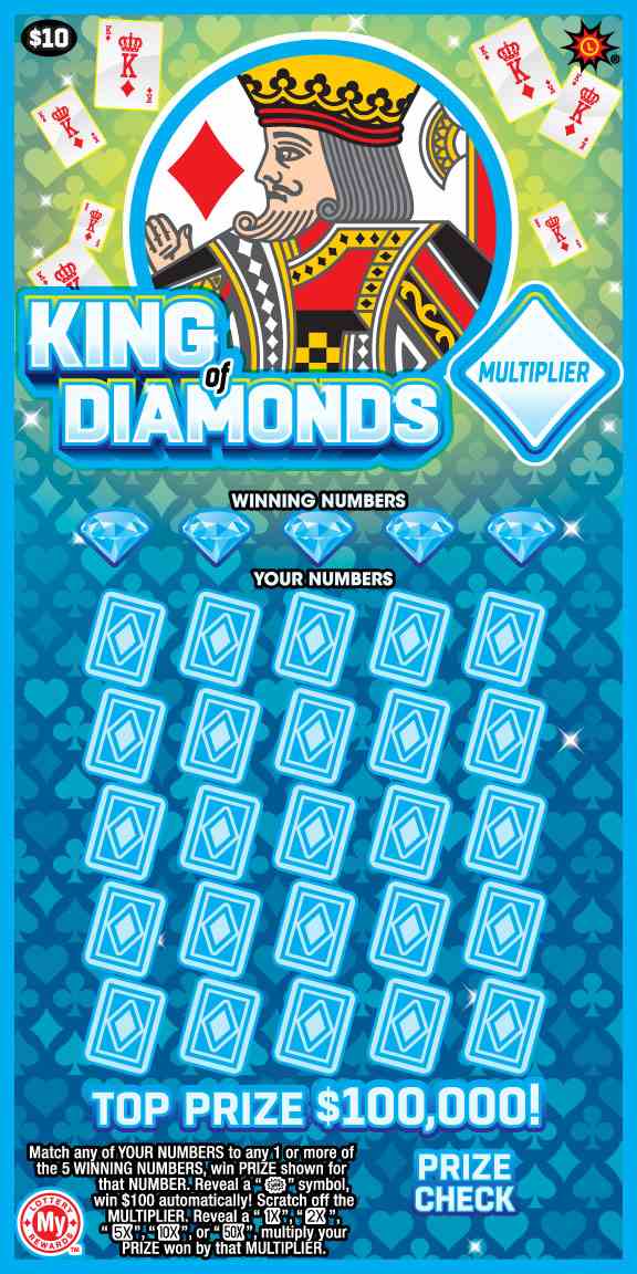 Kings & Queens scratchcard - game number #765 - front