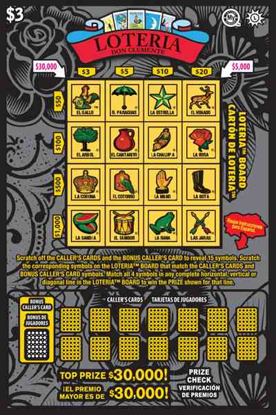 Loteria scratchcard - game number #667 - front