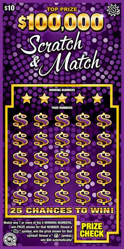 Scratch & Match scratchcard - game number #793 - front