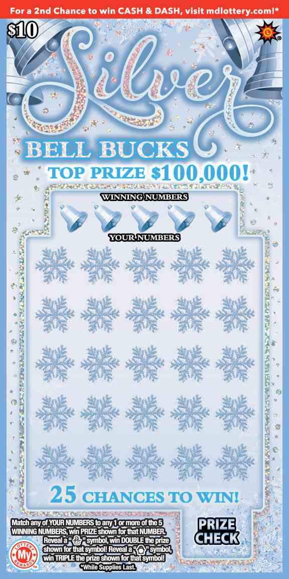 Silver Bell Bucks scratchcard - game number #771 - front