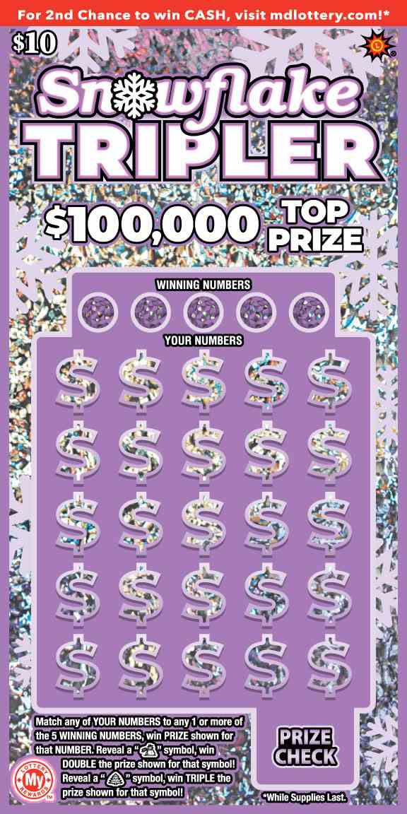 Snowflake Tripler scratchcard - game number #717 - front