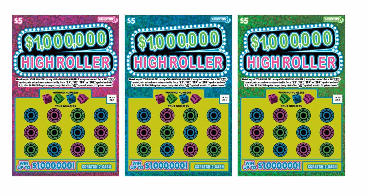 $1,000,000 High Roller scratchcard - game number #534 - front