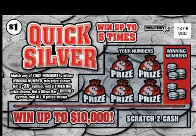 Quick Silver scratchcard - game number #310 - front