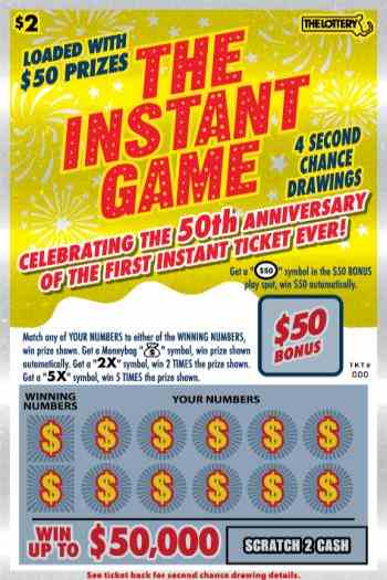 The Instant Game  scratchcard - game number #449 - front