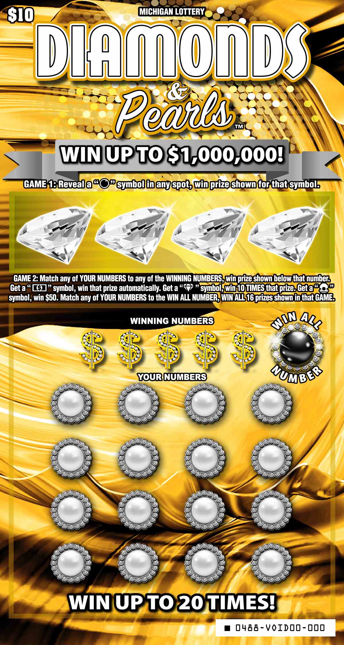 Top Remaining Prizes ScratchOffs Michigan