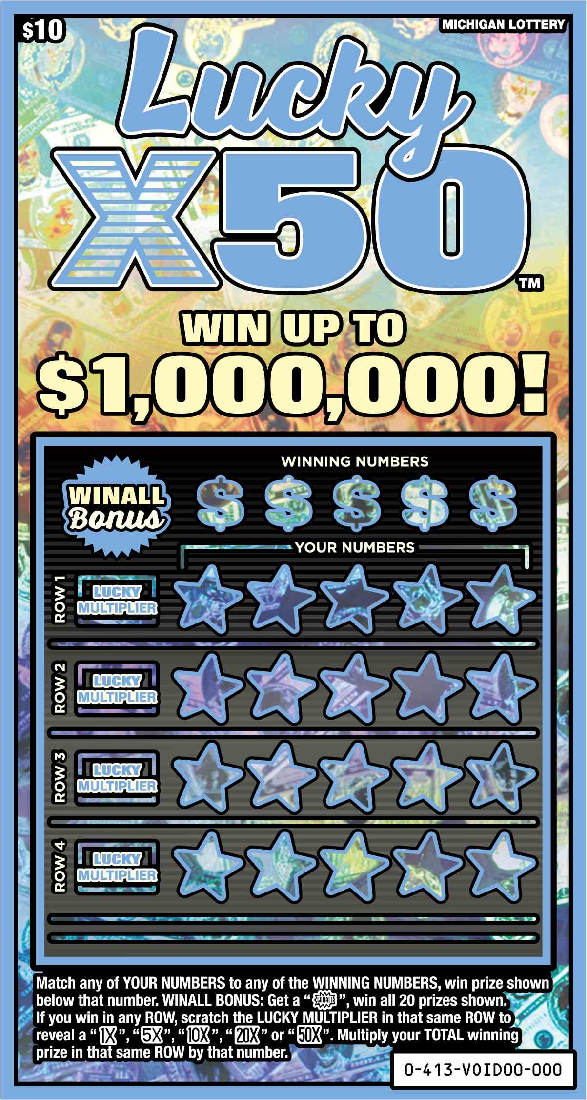 Top Remaining Prizes ScratchOffs Michigan