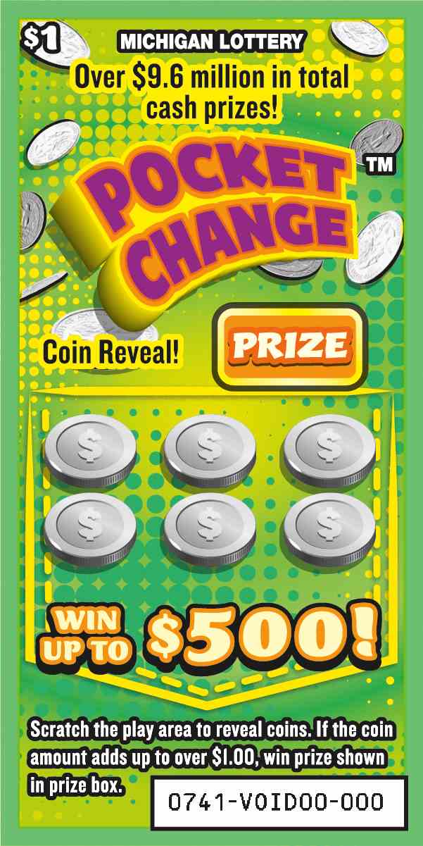 Pocket Change scratchcard - game number #741 - front