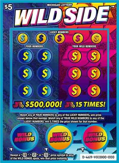 Wild Side scratchcard - game number #469 - front