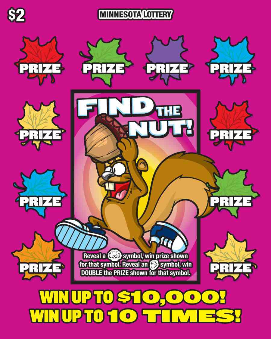 Find the Nut! scratchcard - game number #1967 - front