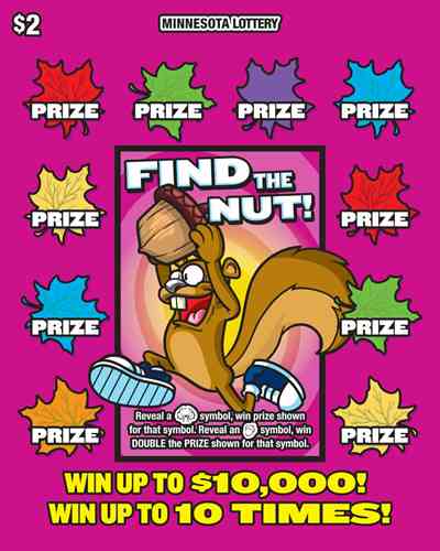 Find the Nut! scratchcard - game number #1967 - front