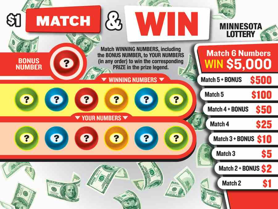 Match & Win scratchcard - game number #1994 - front