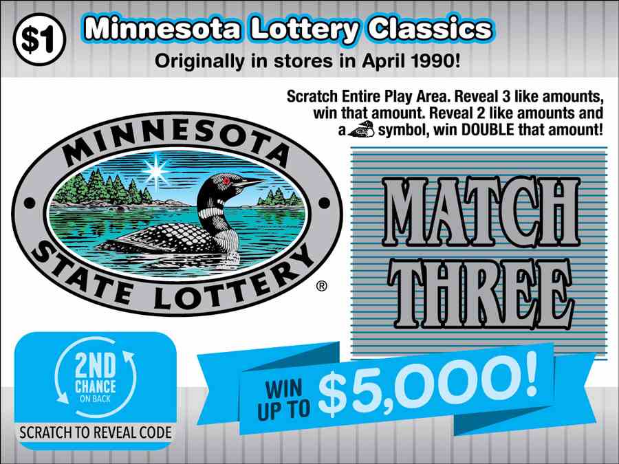Minnesota Lottery Classics scratchcard - game number #2047 - front