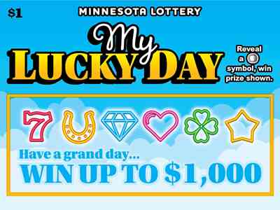 My Lucky Day scratchcard - game number #2052 - front