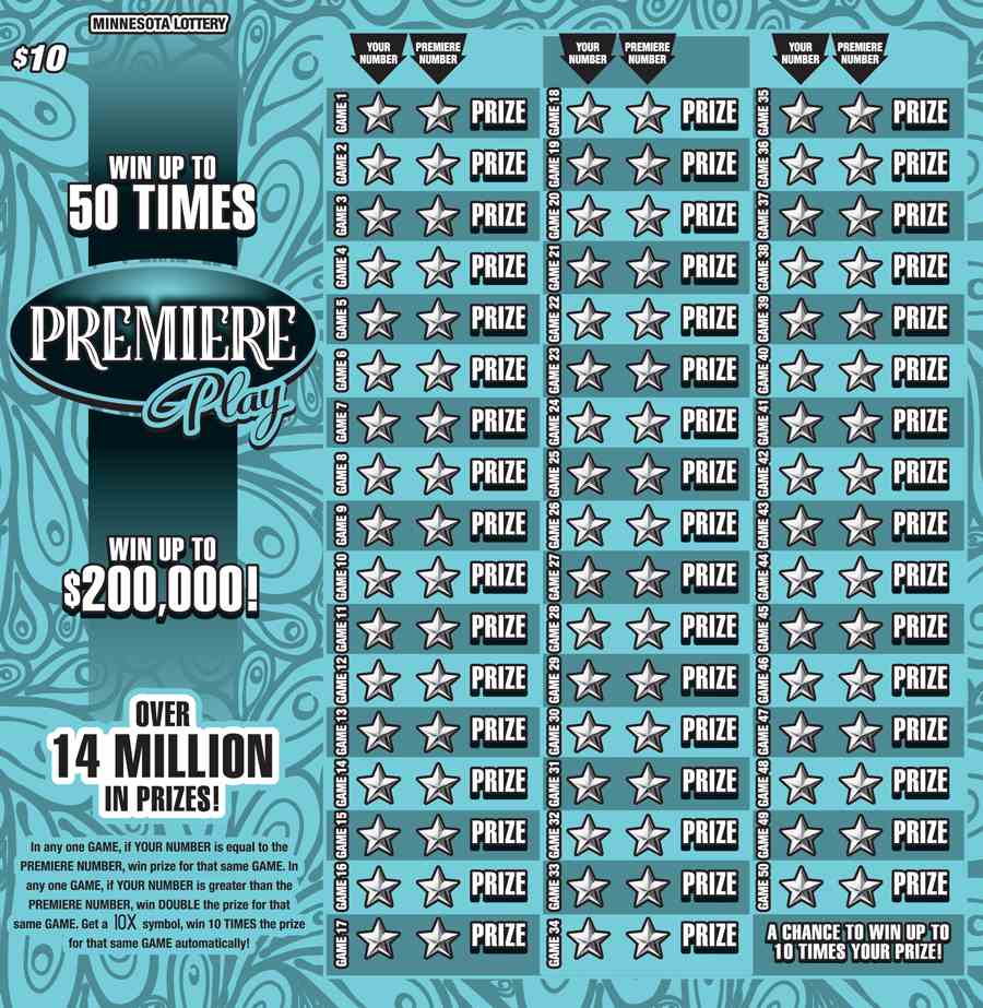 Premiere Play scratchcard - game number #1983 - front