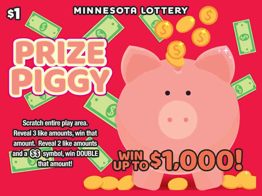 Prize Piggy scratchcard - game number #2012 - front